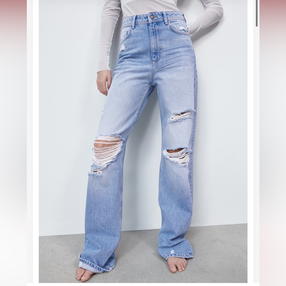Zara straight fit jeans